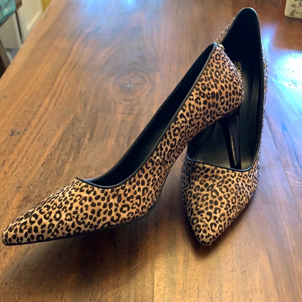 Michael Kors Dorothy flex pump haircalf printed cheetah size 10